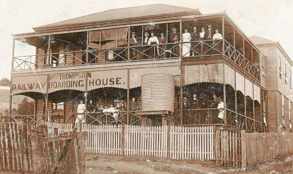 Thompson's Railway Boarding House in Mount Morgan, Queensland, built in 1899.